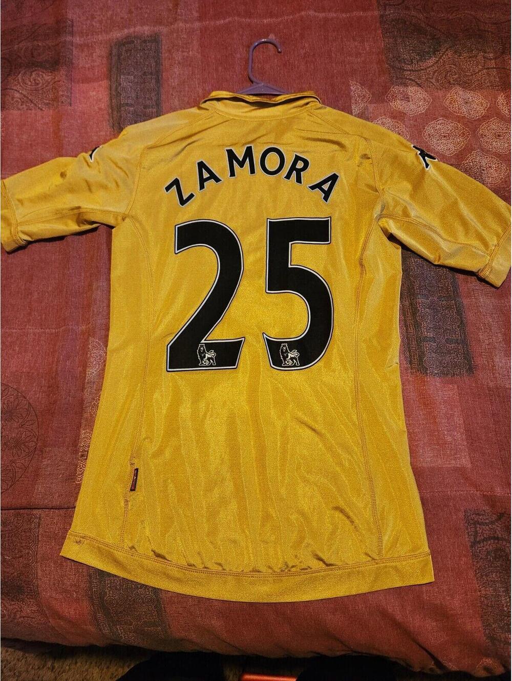 Fulham FC 2011/2012 England Zamora Third Soccer Jersey Size M/L